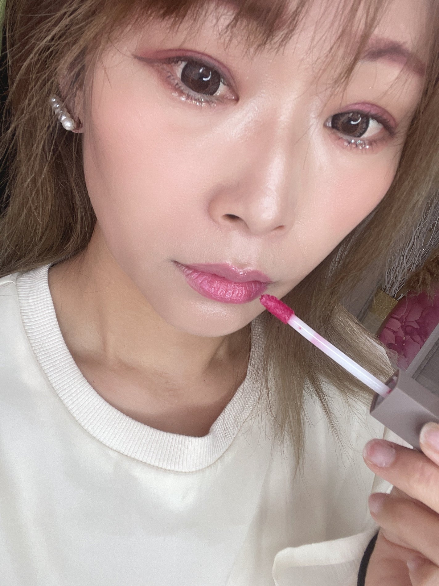 ミューテッドシアーティント/Ririmew/リップティントを使ったクチコミ(5枚目)