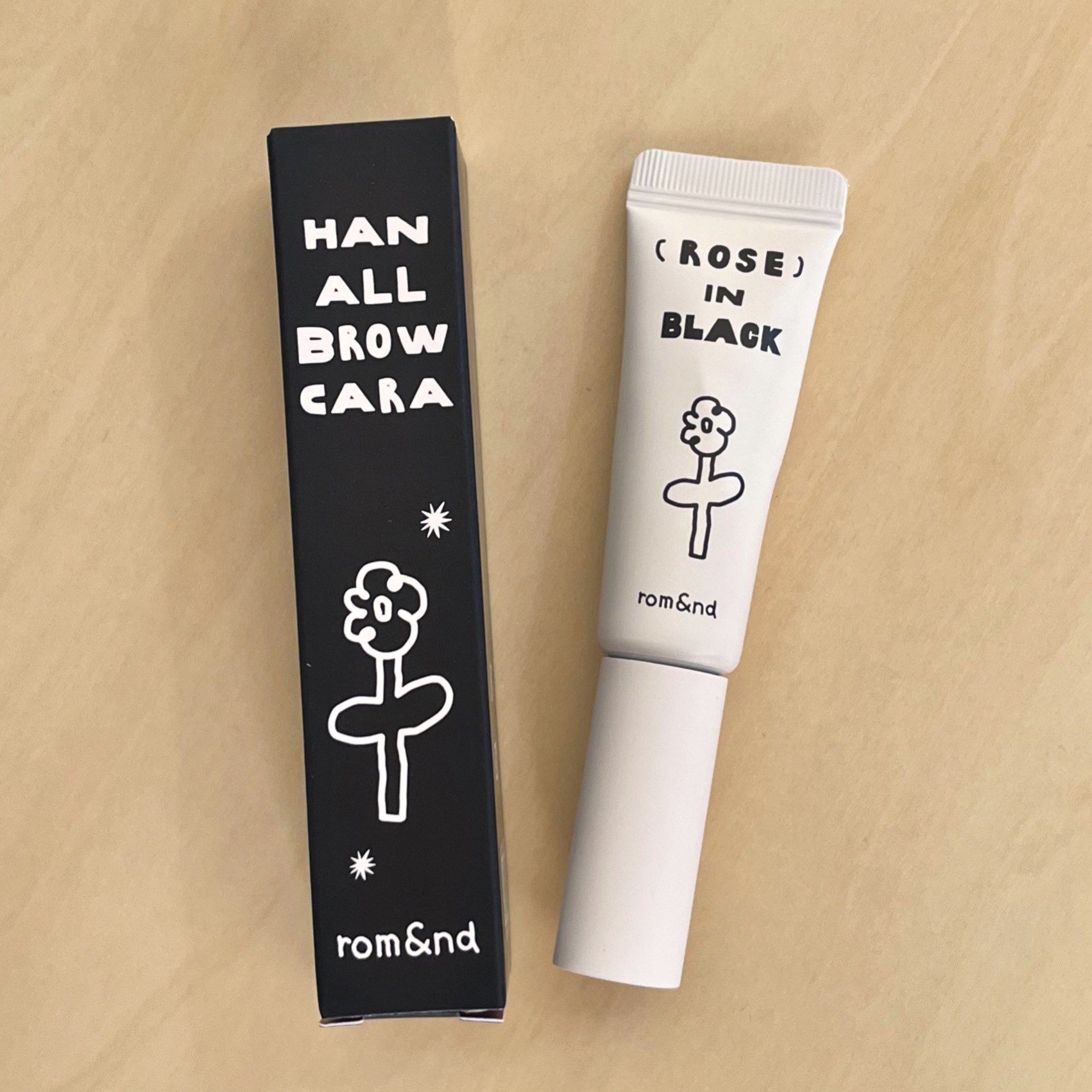 ハンオールブロウカラ/rom&nd/眉マスカラを使ったクチコミ（1枚目）