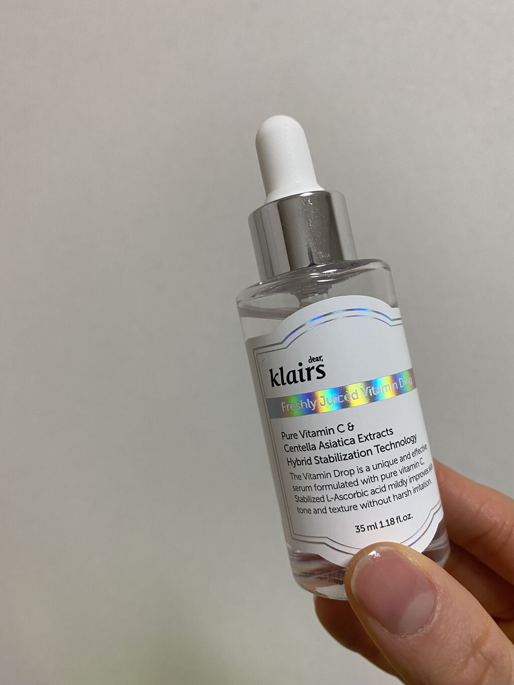 フレッシュリージュースドビタミンドロップ(35ml)/Klairs/美容液を使ったクチコミ（1枚目）