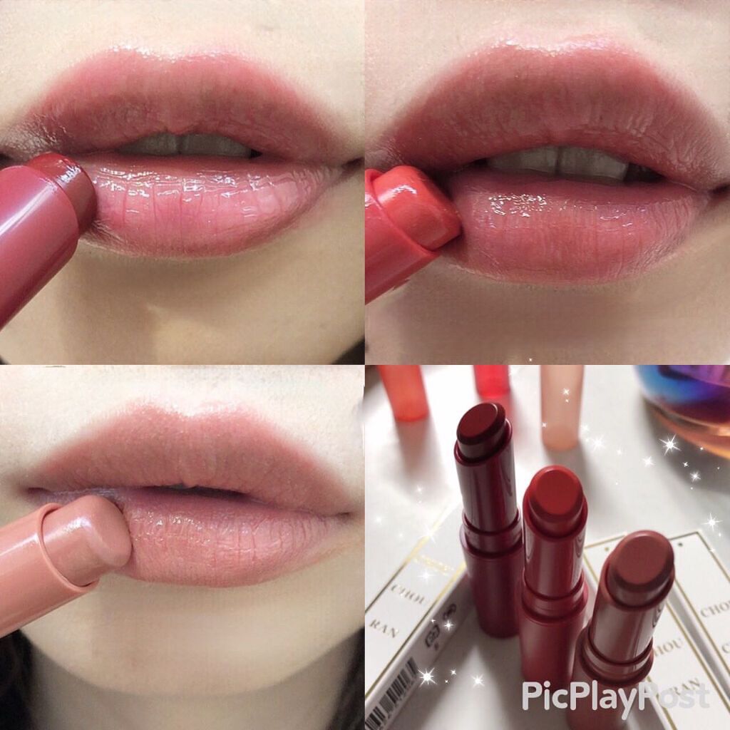 シュシュラン リップスティック 01 Capucine rose カプシーヌローズ/chouchouran/口紅を使ったクチコミ（3枚目）