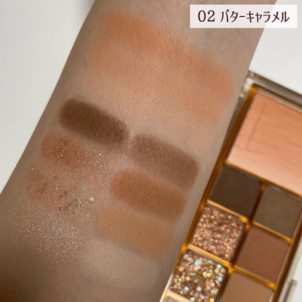 ミックスブラーリングアイパレット/wakemake/マルチパレットを使ったクチコミ(5枚目)