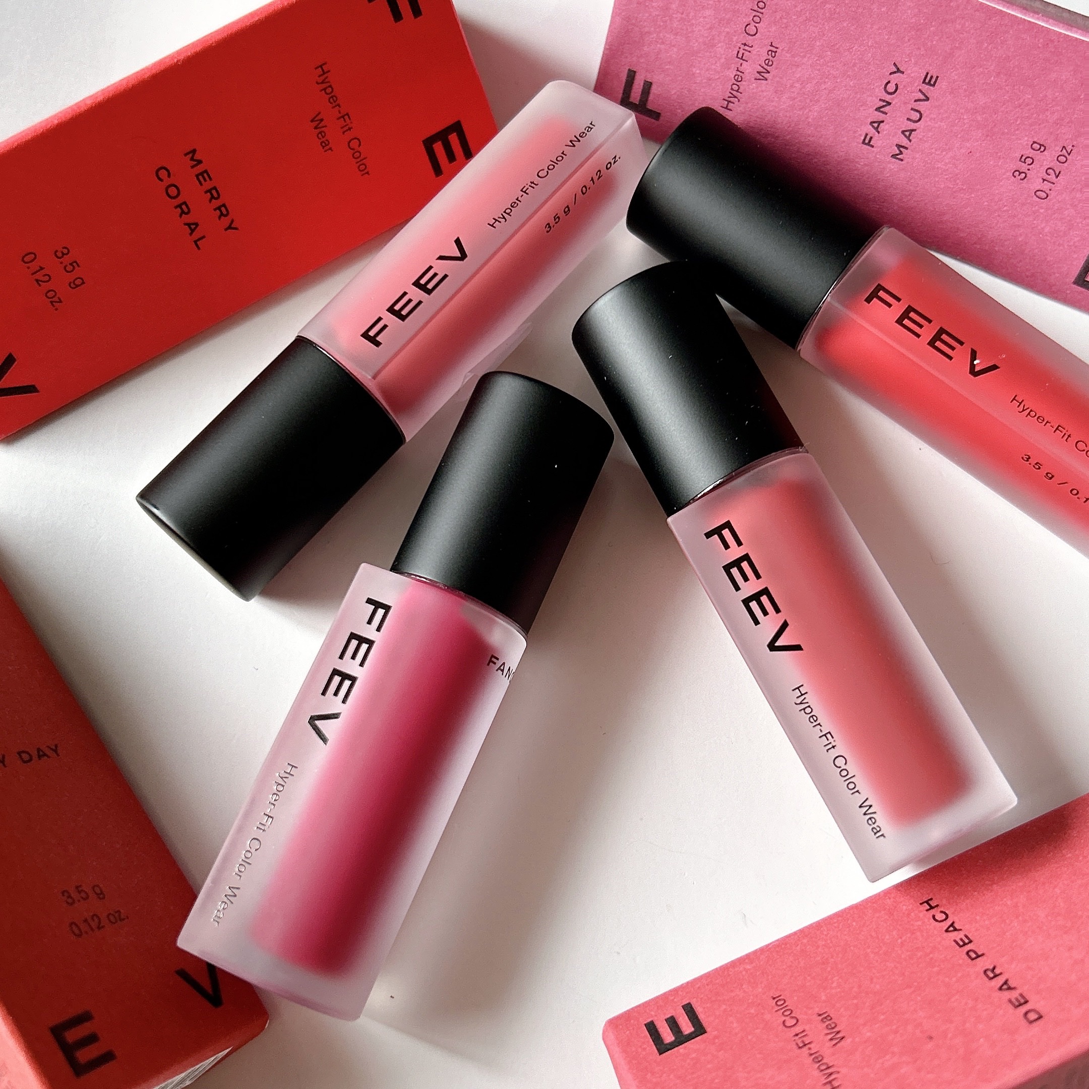 ハイパーフィットカラーウェア　ビーガンベルベットティント/FEEV/リップティントを使ったクチコミ（1枚目）