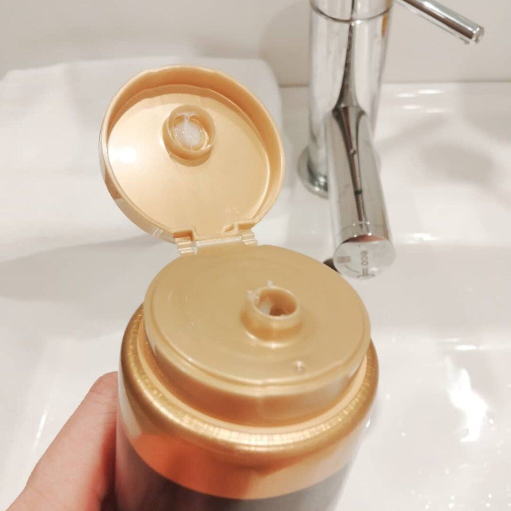 Essential THE BEAUTY 髪のキメ美容プレミアムトリートメント<エアリーリペアプレミアム>/エッセンシャル/洗い流すヘアトリートメントを使ったクチコミ(3枚目)