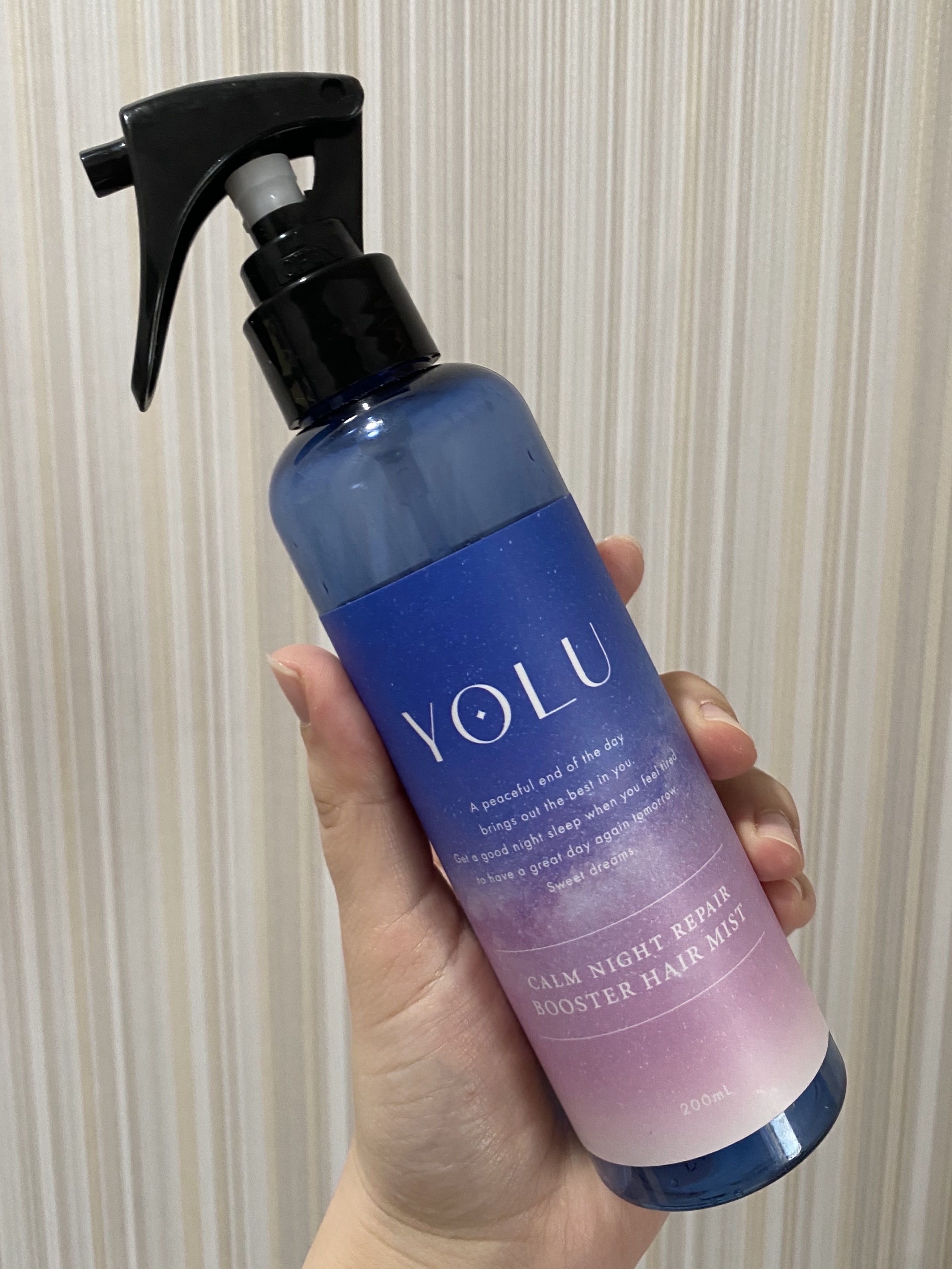 カームナイトリペアブースターヘアミスト/YOLU/プレスタイリング・寝ぐせ直しを使ったクチコミ（3枚目）