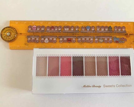 スイーツコレクション/マリブビューティー/アイシャドウパレットを使ったクチコミ(3枚目)