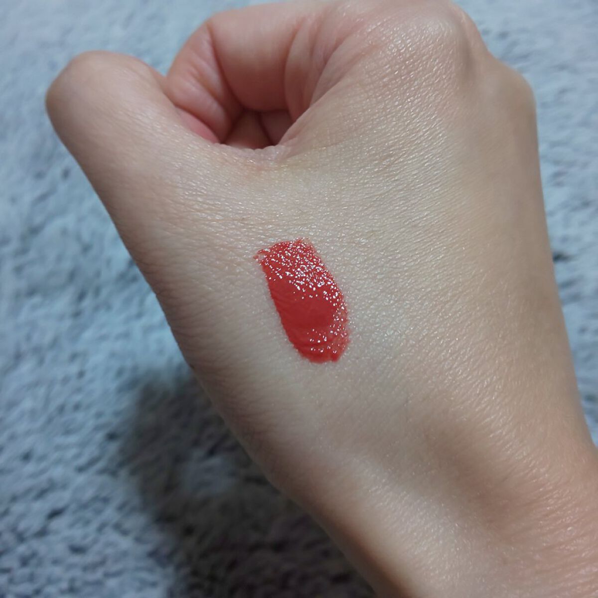 ジューシーラスティングティント/rom&nd/リップティントを使ったクチコミ（3枚目）