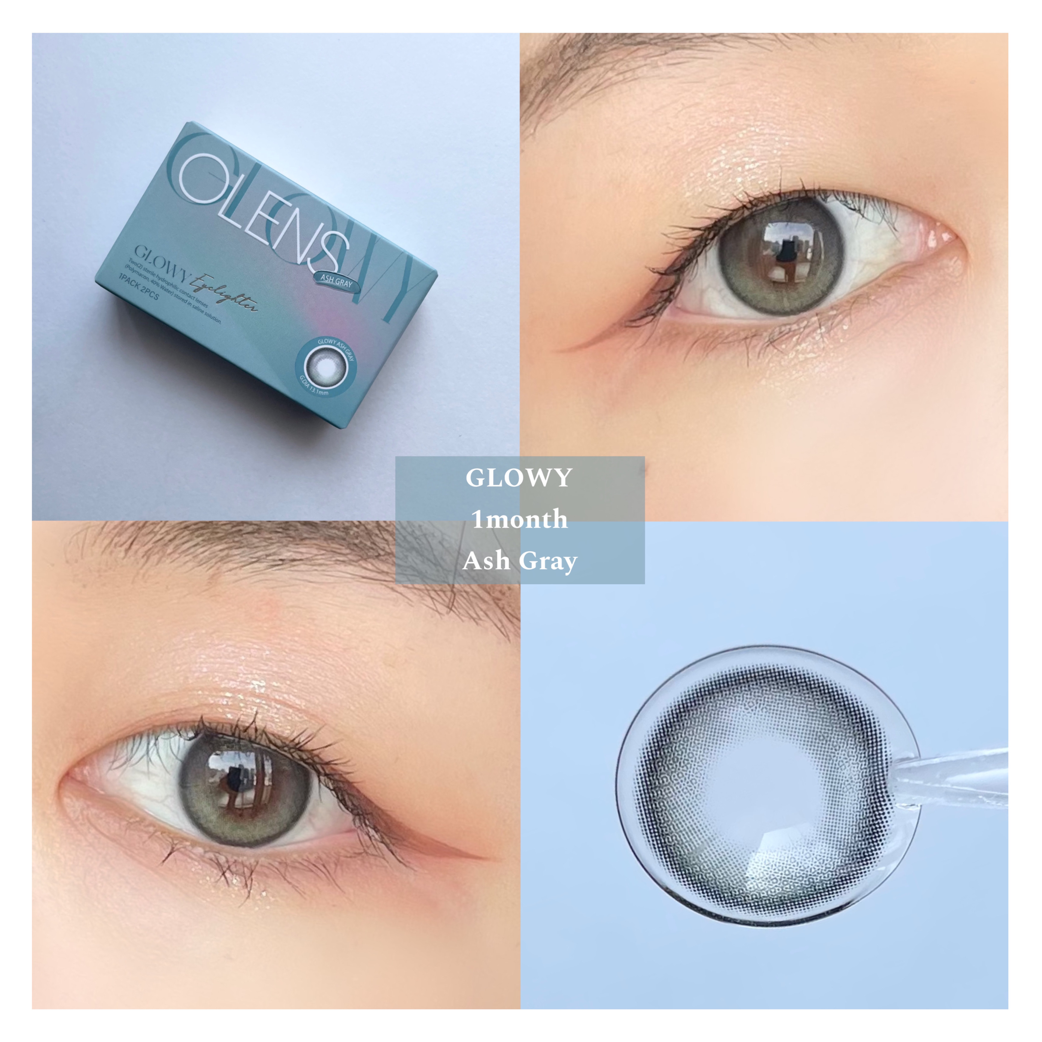 Glowy 1day/OLENS/ワンデー（１DAY）カラコンを使ったクチコミ（3枚目）