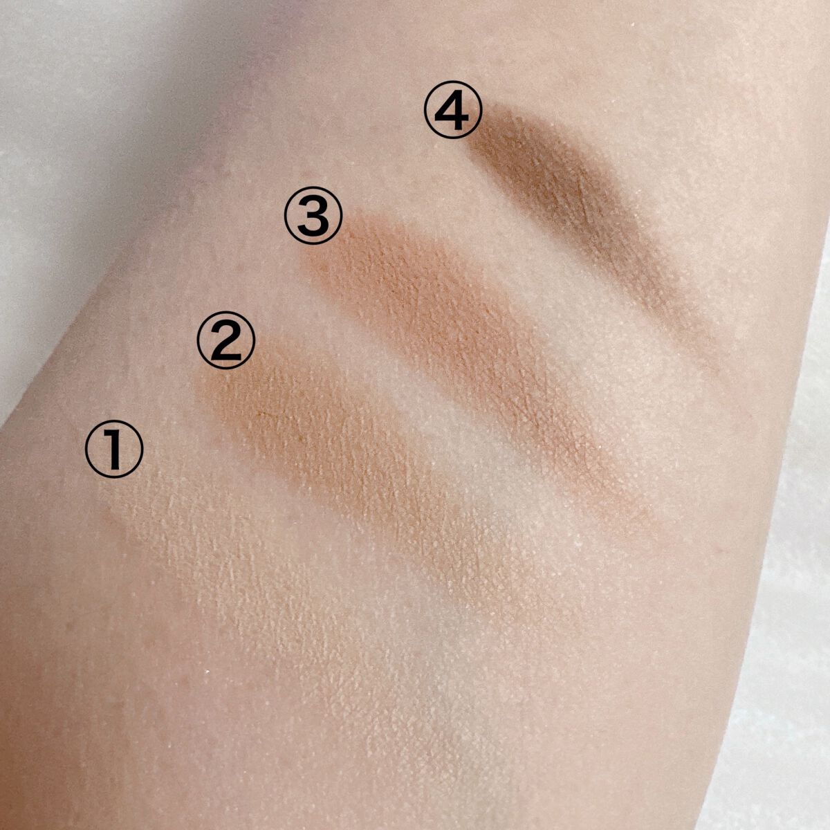 ホリカホリカ マイフェイブシャドウパレット(4カラー)/HOLIKA HOLIKA/アイシャドウパレットを使ったクチコミ(3枚目)