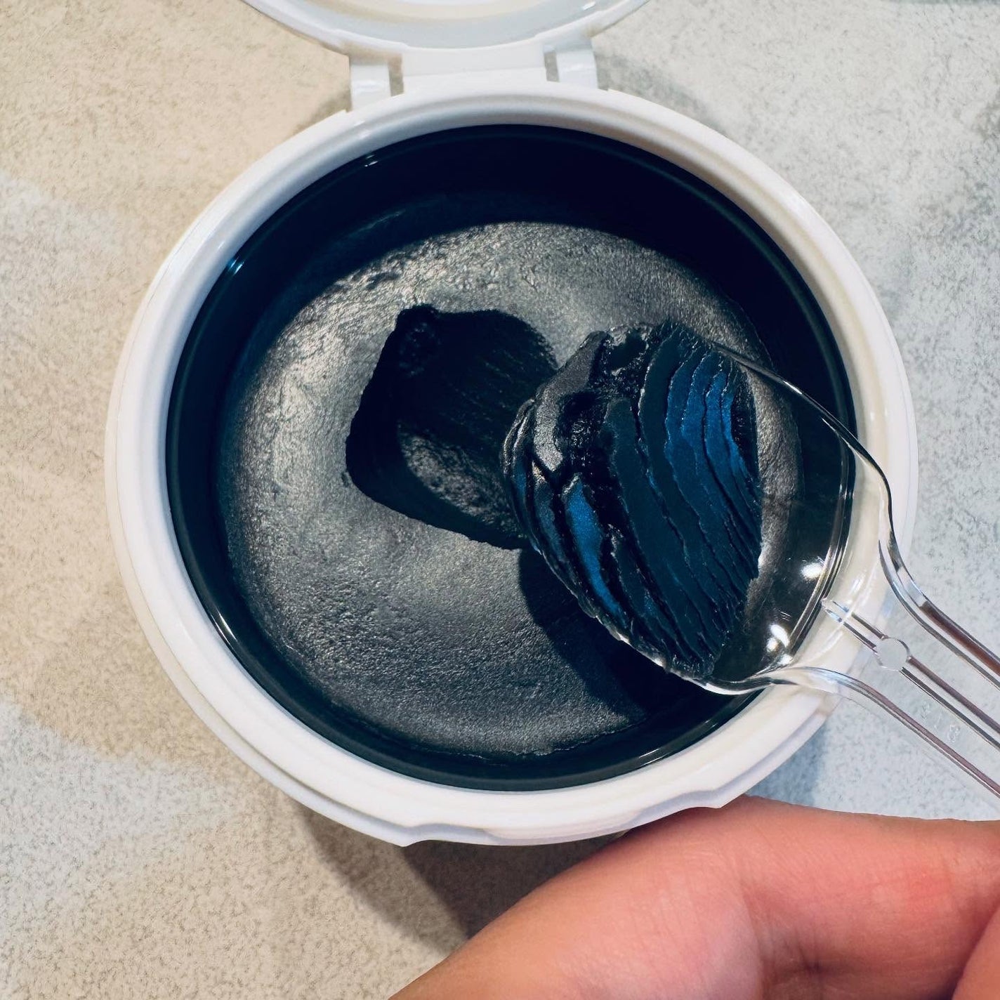 パーフェクトワンフォーカス スムースクレンジングバーム ディープブラック/PERFECT ONE FOCUS/クレンジングバームを使ったクチコミ(4枚目)