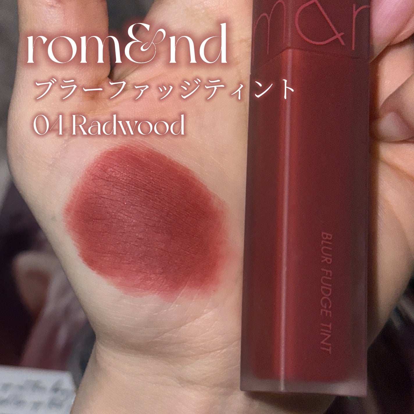 rom&nd ブラーファッジティント/rom&nd/リップティントを使ったクチコミ(2枚目)