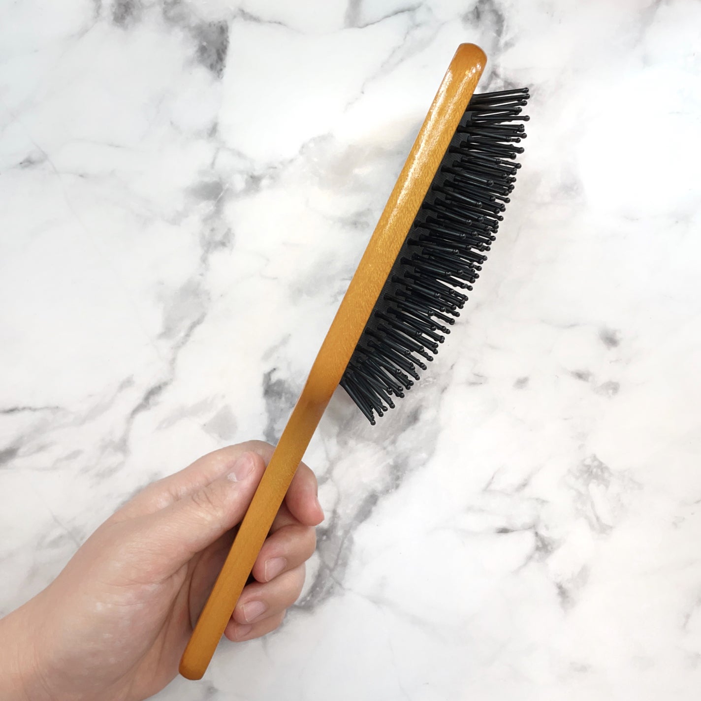 ふかふかクッションのパドルブラシ/マペペ/ヘアブラシを使ったクチコミ(4枚目)