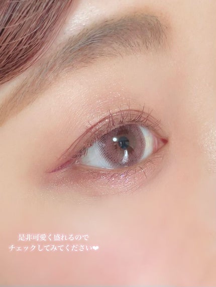 ごんす@YouTube始めました on LIPS 「《ナチュラルピンクカラコン❤︎》とっても優しい瞳になれるモテコ..」(9枚目)