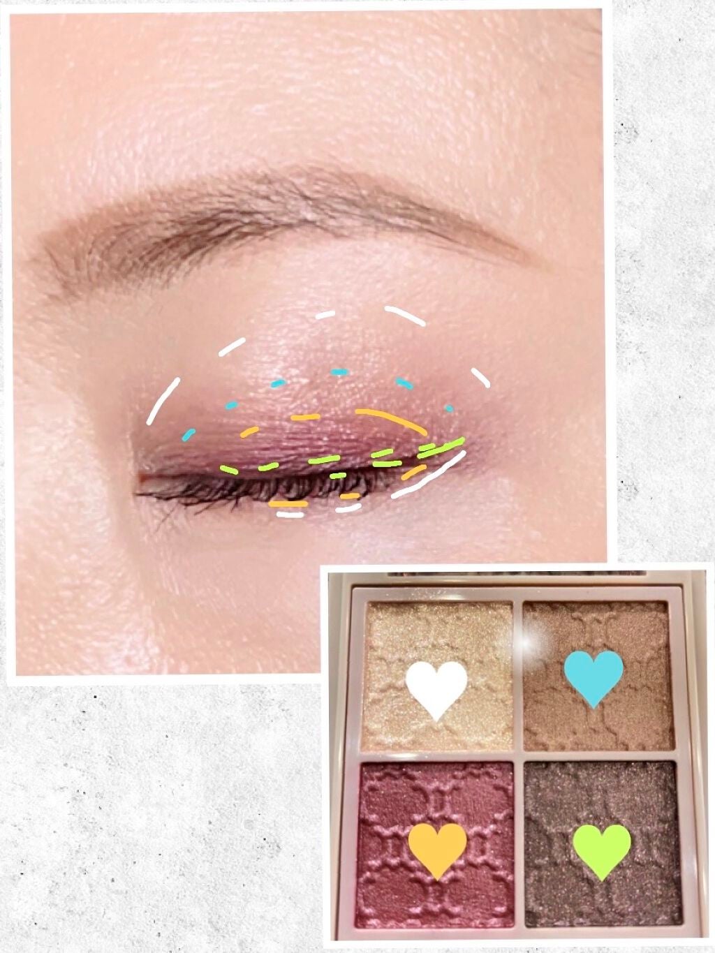 グロッシーリッチ アイズ N/Visée/アイシャドウパレットを使ったクチコミ(3枚目)