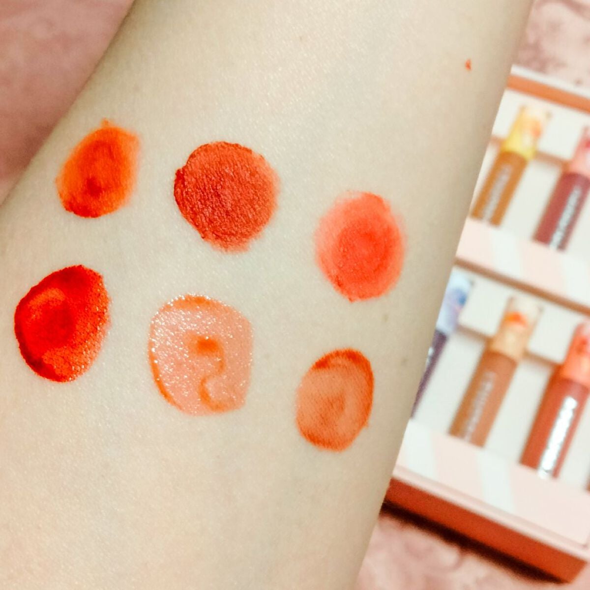 コールドスイーツ リップティント MINIリップボックス/COLORKEY/リップグロスを使ったクチコミ(2枚目)