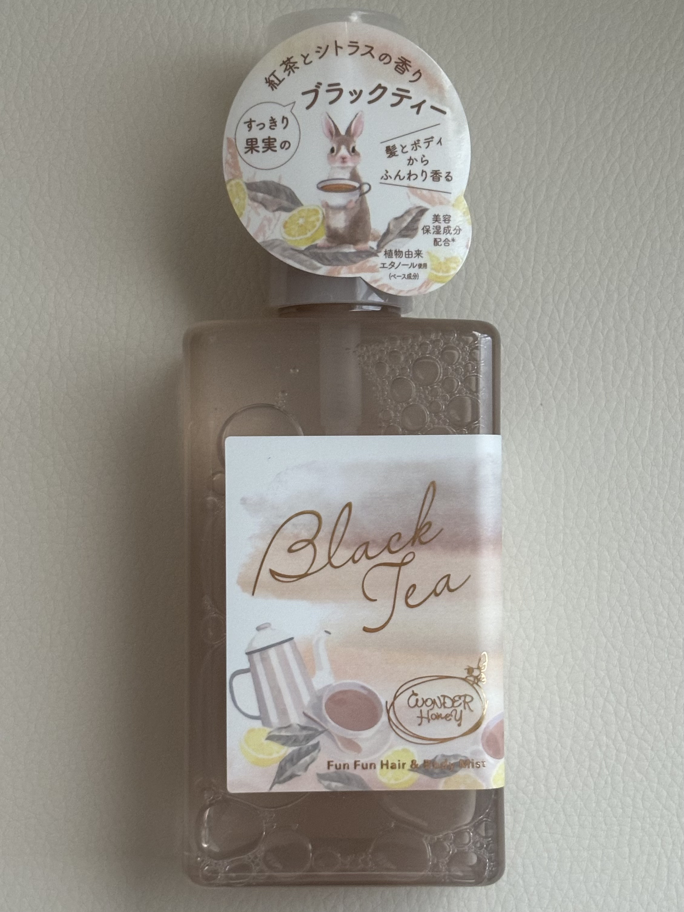 ワンダーハニー ファンファンヘア＆ボディミスト すっきり果実のブラックティー/VECUA Honey/香水(レディース)を使ったクチコミ（1枚目）