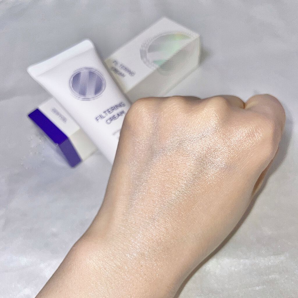 フィルタリングクリーム/DEWYCEL/日焼け止めクリームを使ったクチコミ(3枚目)