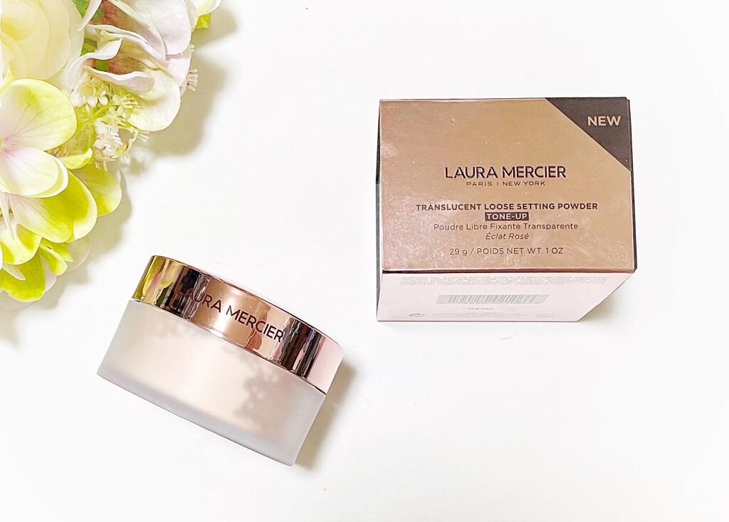 トランスルーセント ルース セッティング パウダー トーンアップ ローズ 29g/ローラ メルシエ/ルースパウダーを使ったクチコミ（1枚目）