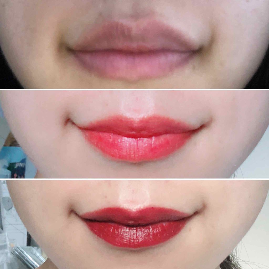 スムースフィットリップスティック/LiKEY BEAUTY/口紅を使ったクチコミ(2枚目)