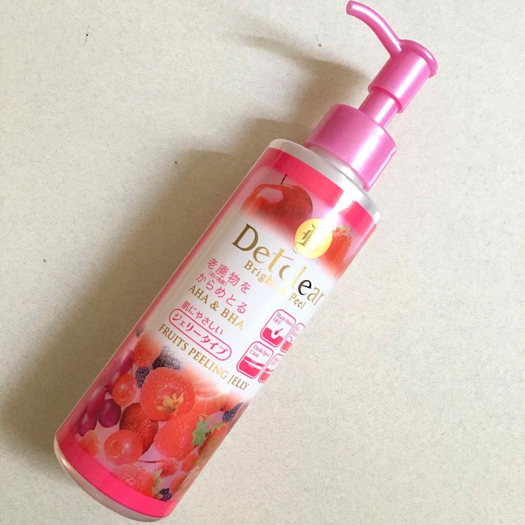 DETクリア ブライト＆ピール ピーリングジェリー <ミックスベリーの香り>/Detclear/ピーリングを使ったクチコミ（1枚目）