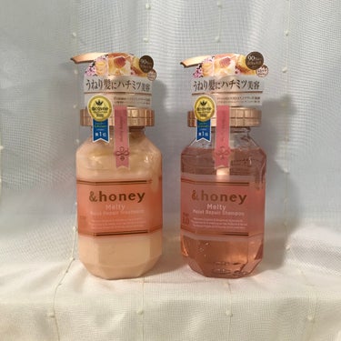 &honeyのMelty モイストリペア シャンプー1.0／モイストリペア ヘアトリートメント2.0


パケがとっても可愛いですが、実力もある！

髪を洗い流す時に今までとはとは違うな〜とわかるくらい