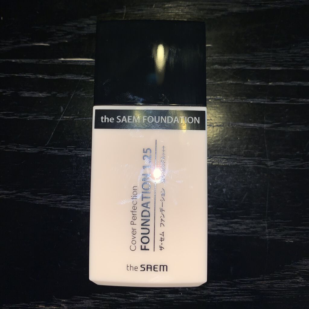 ザ・セム CPファンデーション 1.25 ライトベージュ/the SAEM/リキッドファンデーションを使ったクチコミ（1枚目）