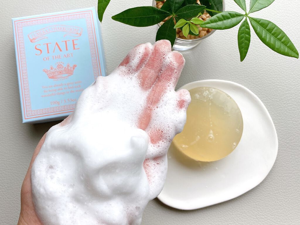 極微細泡石けん/STATE OF THE ART/洗顔石鹸を使ったクチコミ(3枚目)