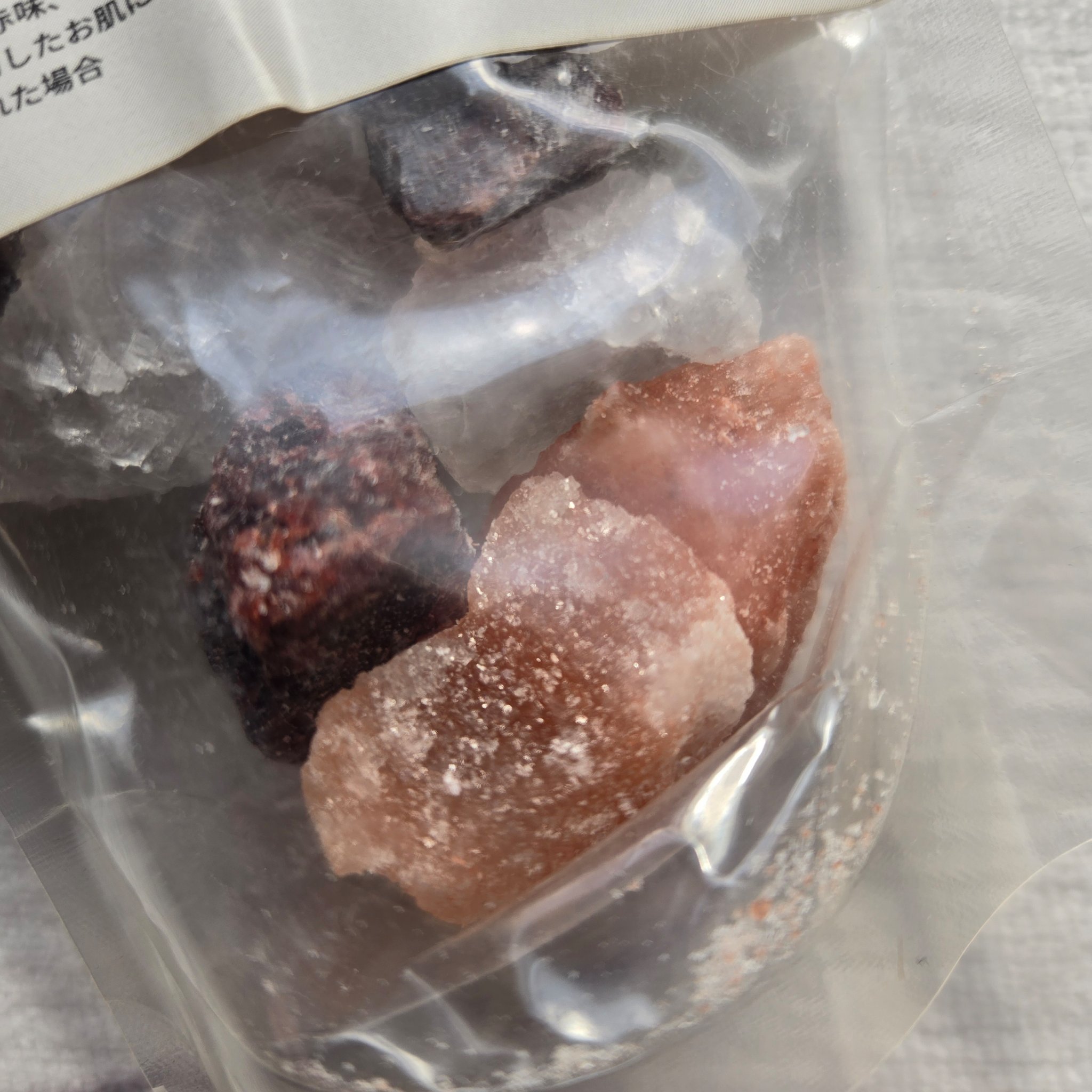 クォーツバスソルト　クリスタル/eume(イウミー)/無機塩系入浴剤を使ったクチコミ（2枚目）