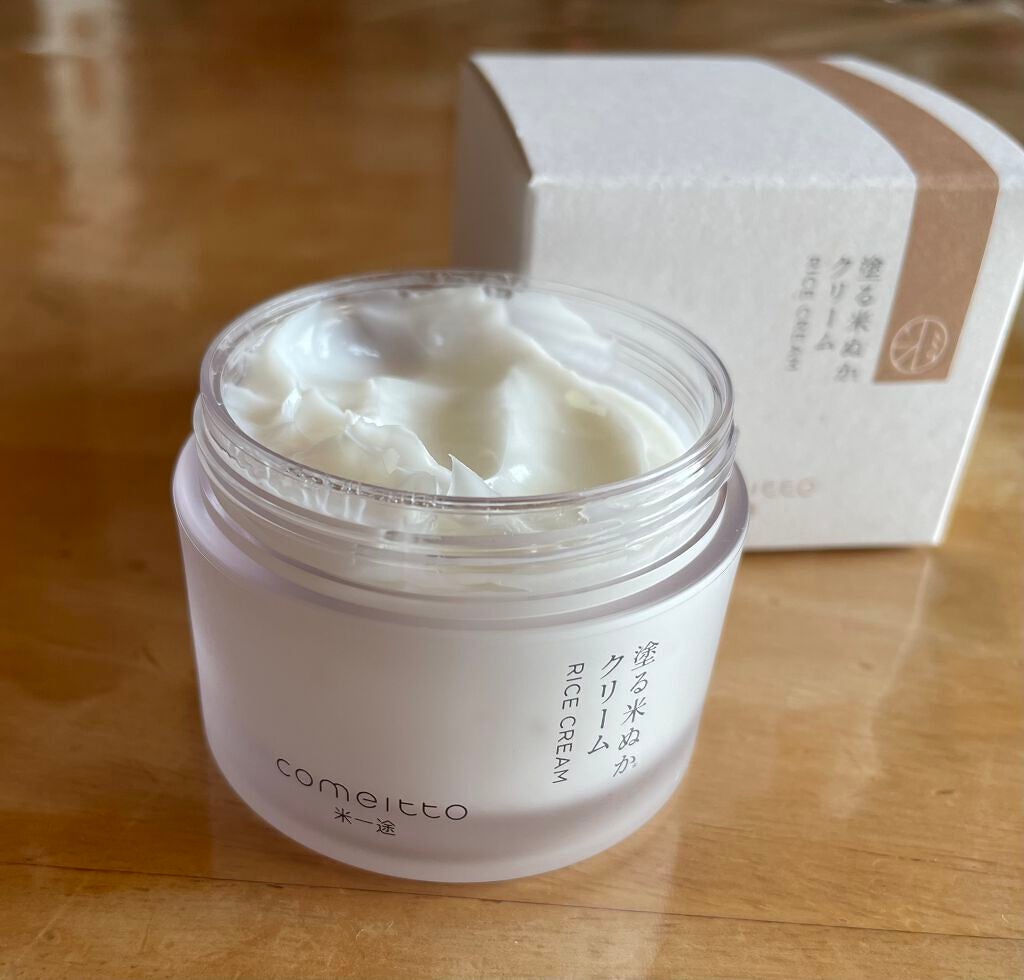 塗る米ぬかクリーム/米一途/フェイスクリームを使ったクチコミ(1枚目)