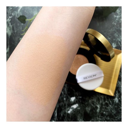 カラーステイ クッション ロングウェア ファンデーション/REVLON/クッションファンデーションを使ったクチコミ(4枚目)