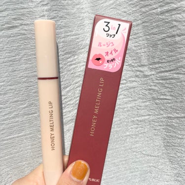 ちむ。 on LIPS 「☑︎ネイチャーリパブリック　ハニーメルティングリップ〈プラムワ..」（1枚目）