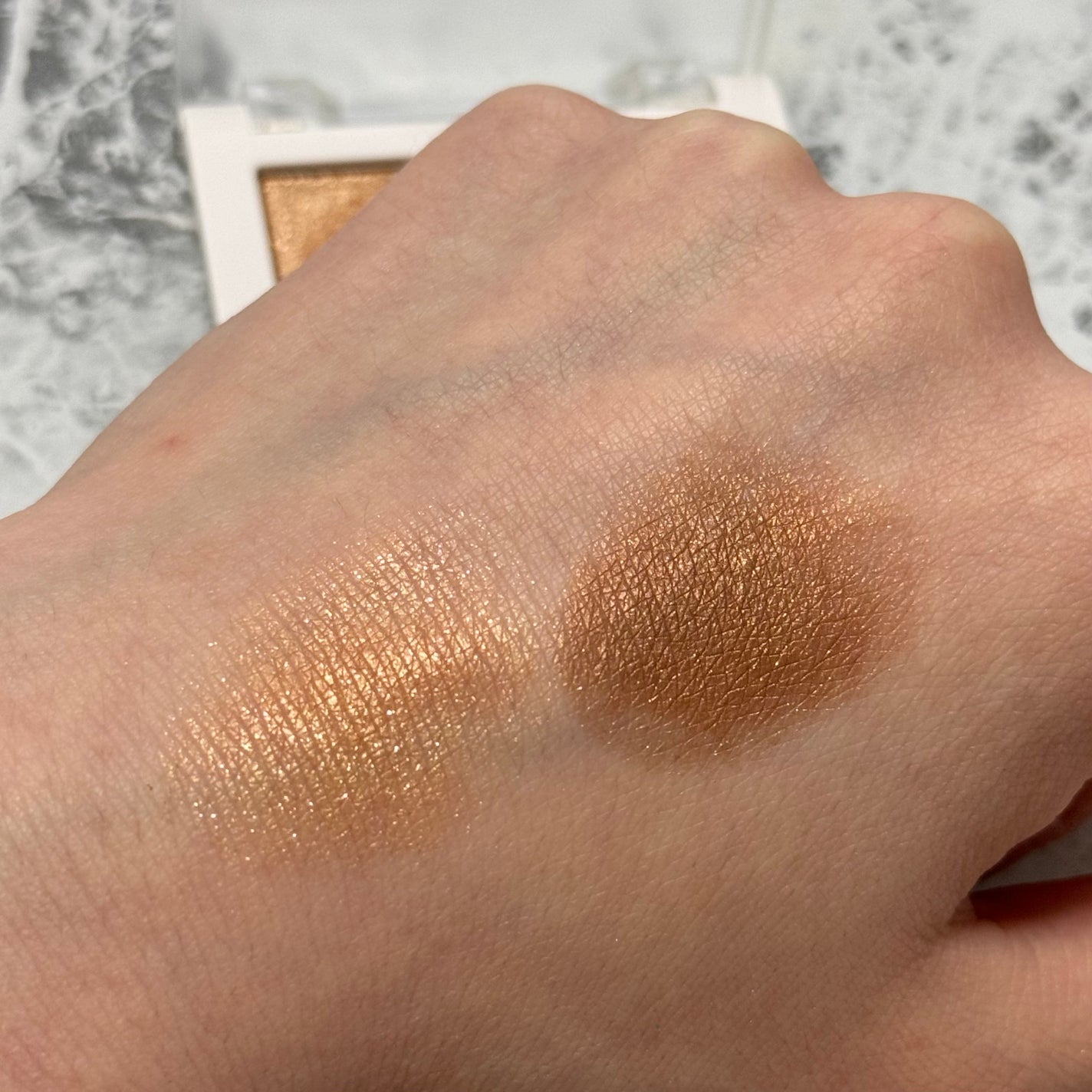 マイカラー デュオシャドウ/FAVES BEAUTY/アイシャドウパレットを使ったクチコミ(4枚目)