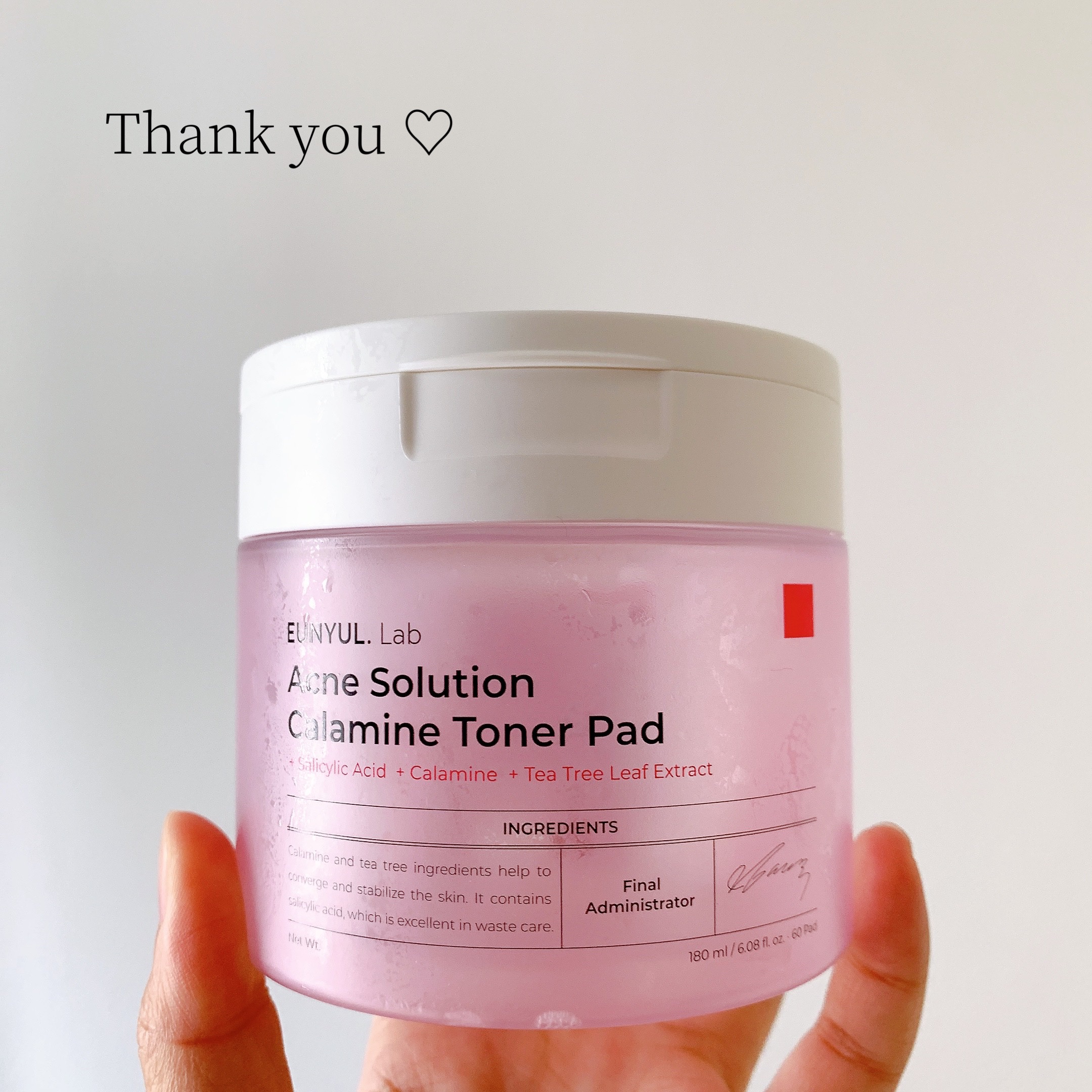 ラボアクネソリューションカラミントナーパッド/EUNYUL/トナーパッドを使ったクチコミ（1枚目）