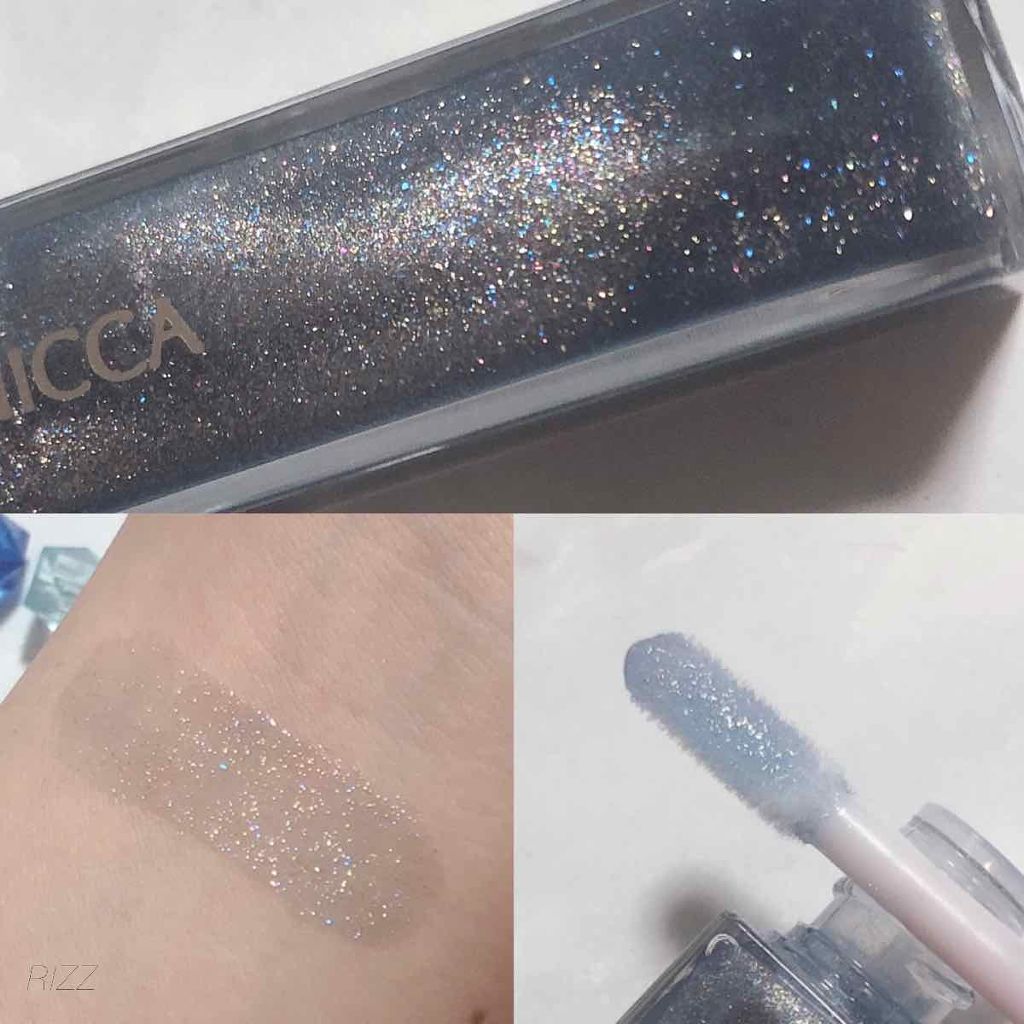 メスメリック グロスオン/CHICCA/リップグロスを使ったクチコミ（2枚目）