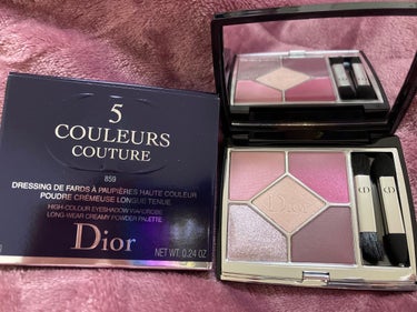 【旧】サンク クルール クチュール 859 ピンク コロール/Dior/パウダーアイシャドウを使ったクチコミ（2枚目）