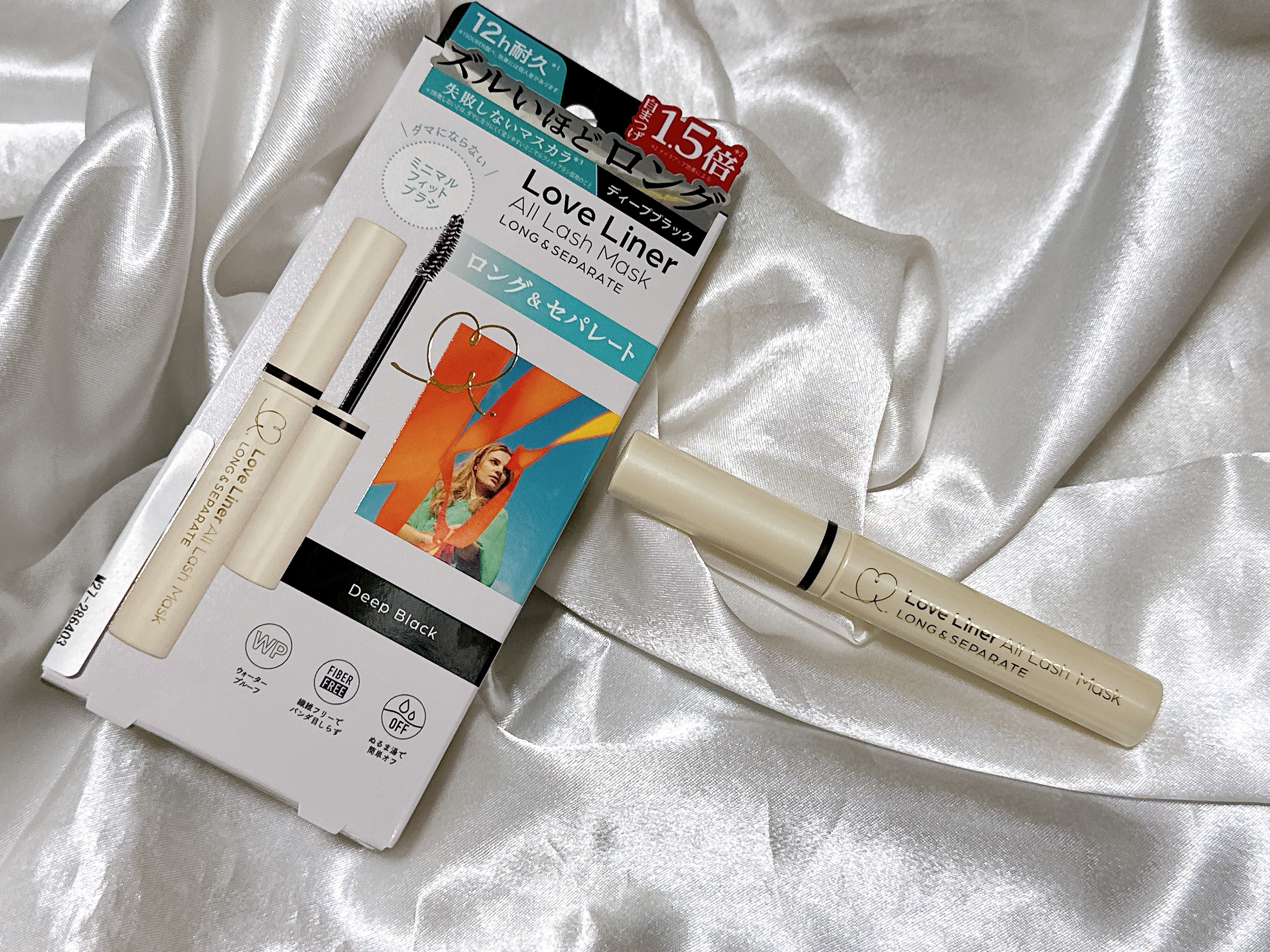 オールラッシュ マスク ロング＆セパレート＜マスカラ＞ ディープブラック/ラブ・ライナー/マスカラを使ったクチコミ（1枚目）
