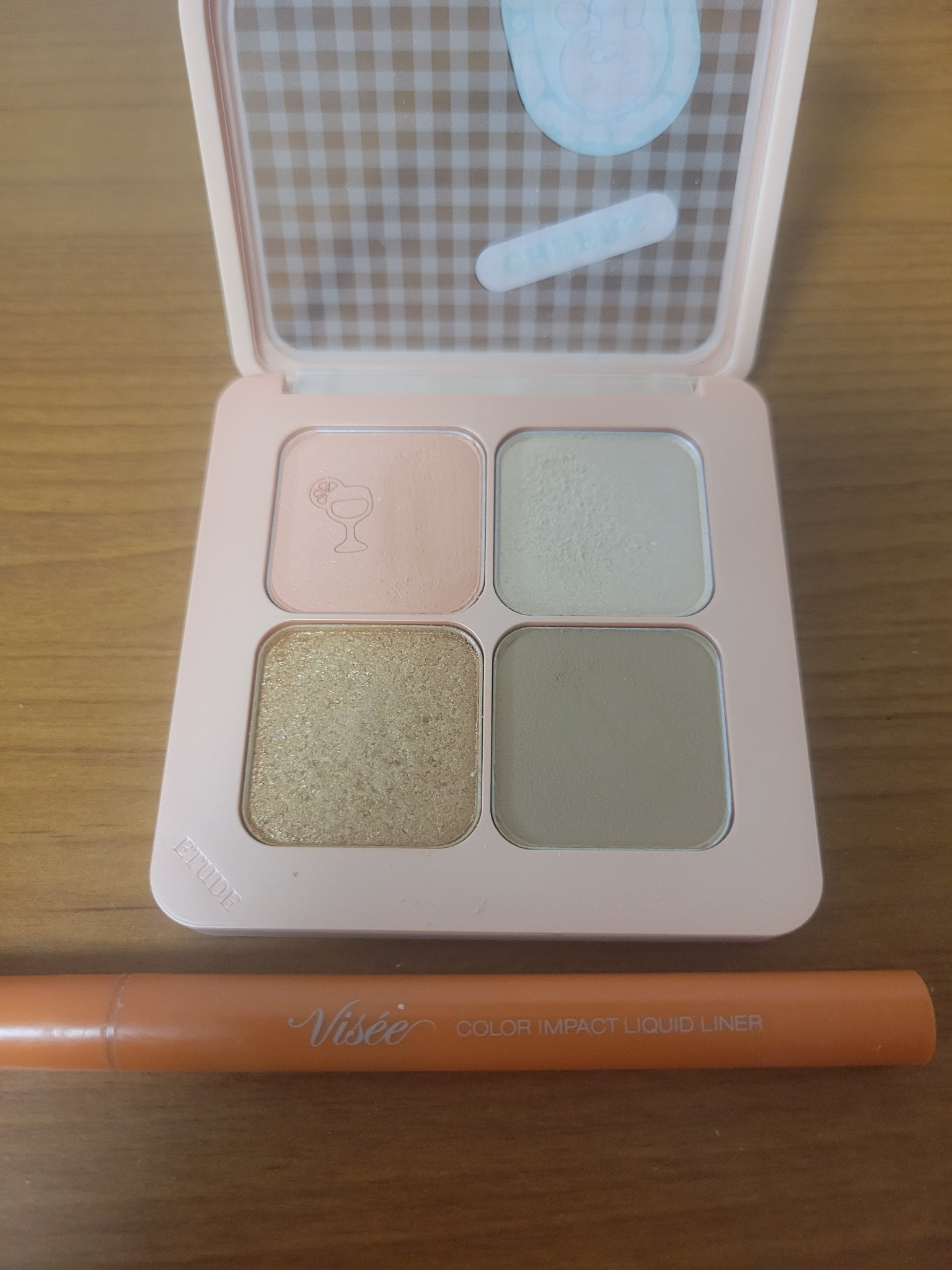 カカオフレンズ　プレイカラーアイズ　 オレンジモヒート/ETUDE/アイシャドウパレットを使ったクチコミ（1枚目）