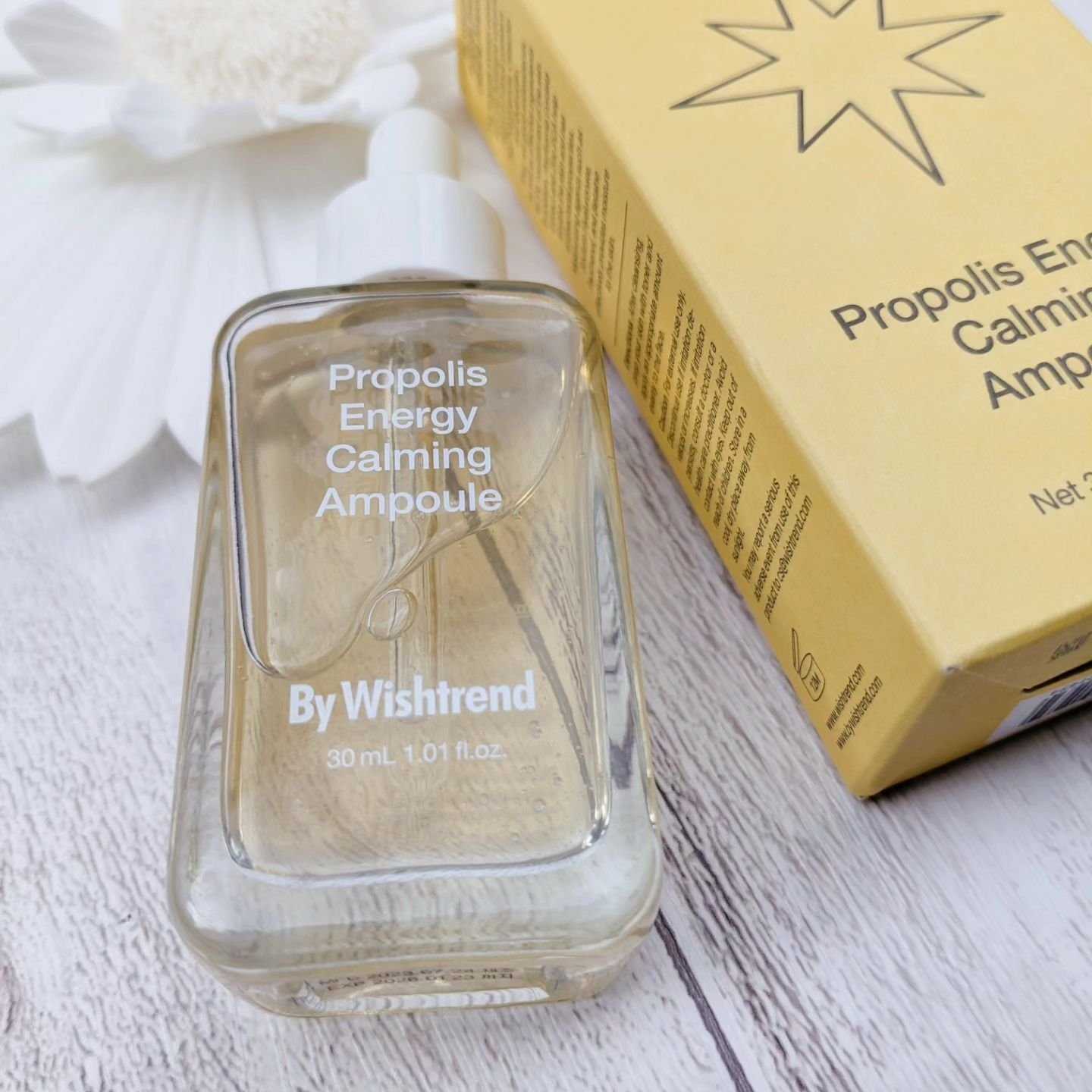 プロポリスエナジーカーミングアンプル/By Wishtrend/美容液を使ったクチコミ（1枚目）