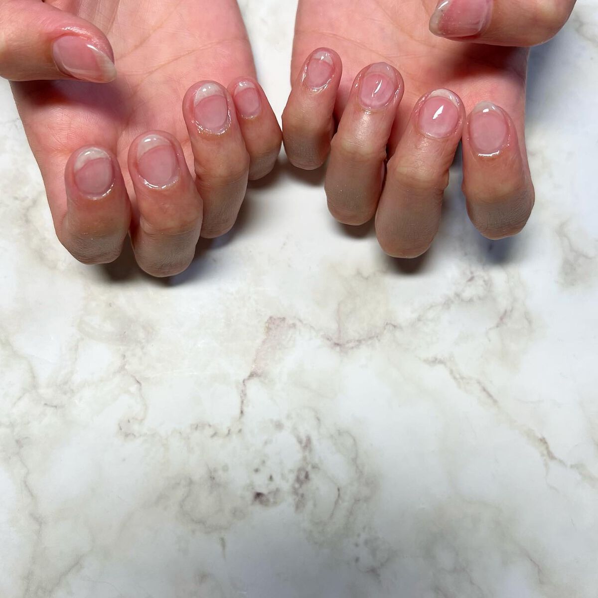 cst on LIPS 「どんなふうに変わっていくか楽しみ❤️🥺#ネイルケア#ナチュラル..」(1枚目)