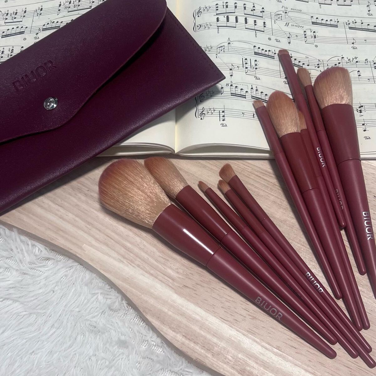 11本メイクブラシセット/BIUOR/メイクブラシを使ったクチコミ(9枚目)