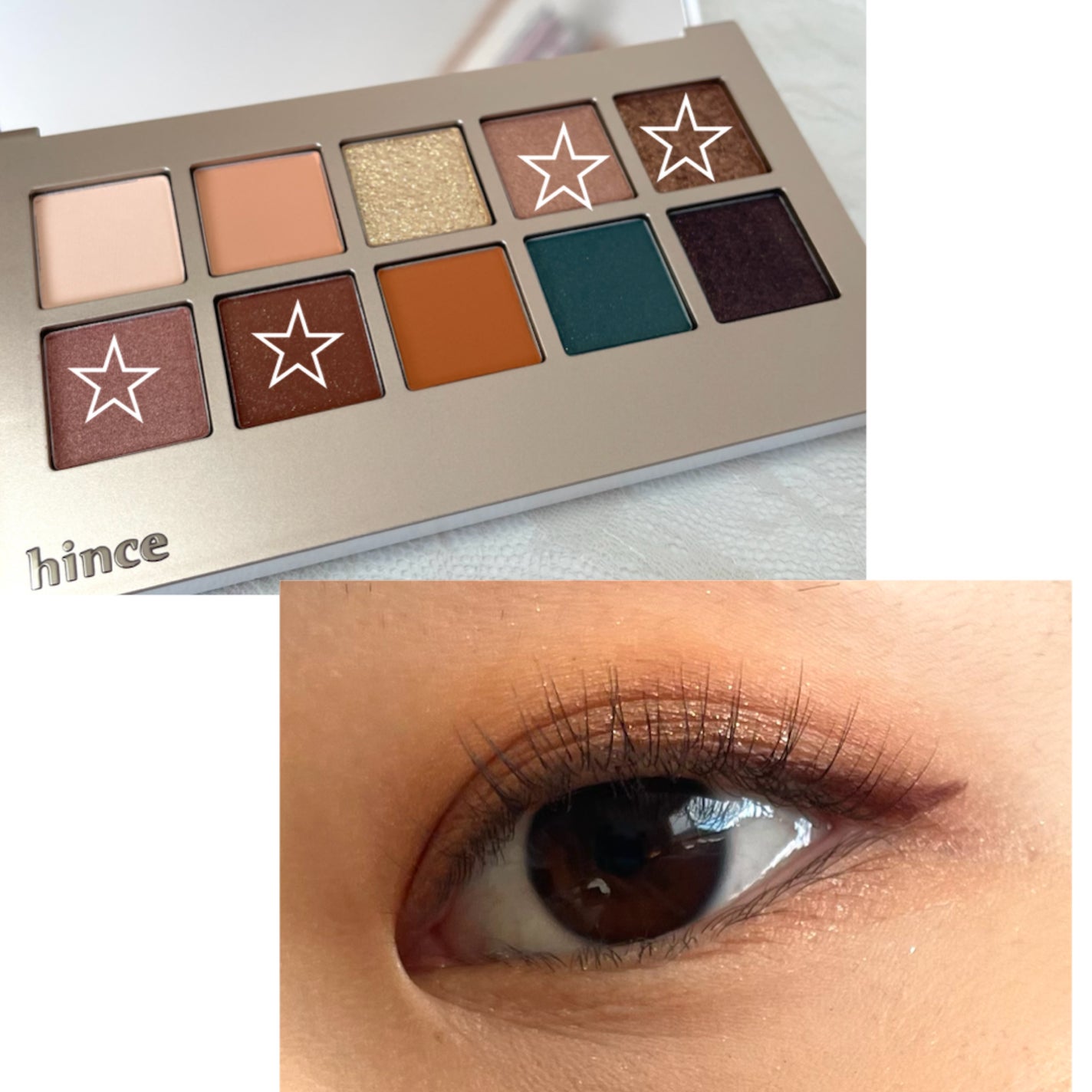 ニューデップスアイシャドウパレット/hince/アイシャドウパレットを使ったクチコミ(7枚目)