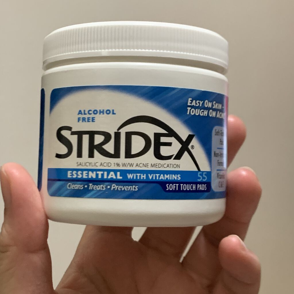 ニキビコントロールパッド ESSENTIAL/STRIDEX/トナーパッドを使ったクチコミ（1枚目）