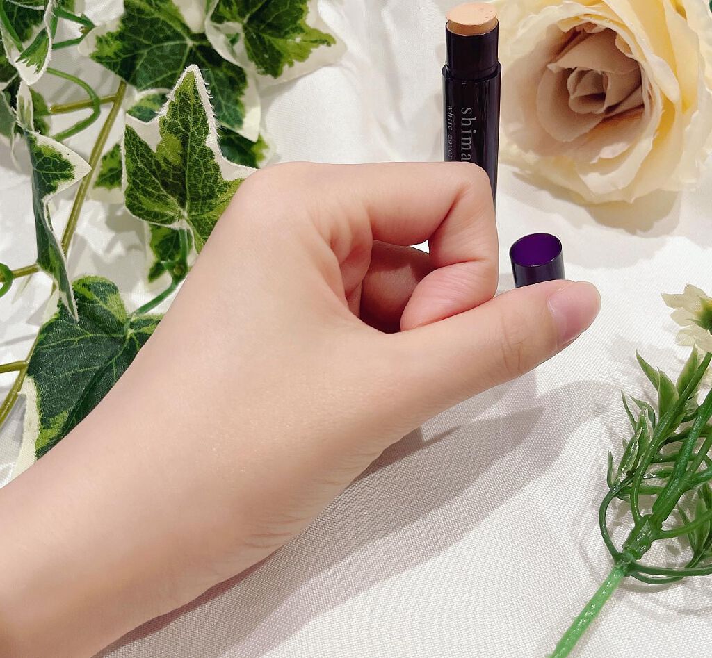 ホワイトカバースティック/shimaboshi/化粧下地を使ったクチコミ(6枚目)