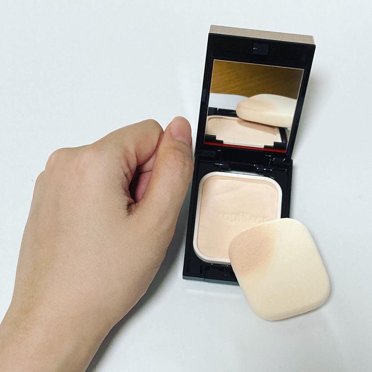 ドラマティックパウダリー EX/マキアージュ/パウダーファンデーションを使ったクチコミ(4枚目)