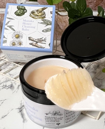 マヌカハニー クレンジングバーム/アピセラピーコスメティクス/クレンジングバームを使ったクチコミ(4枚目)
