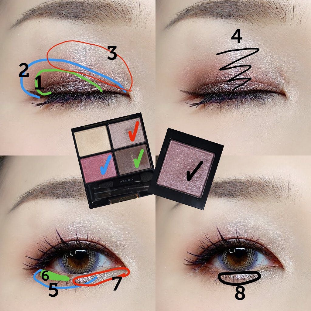 デザイニング カラー アイズ/SUQQU/アイシャドウパレットを使ったクチコミ(4枚目)