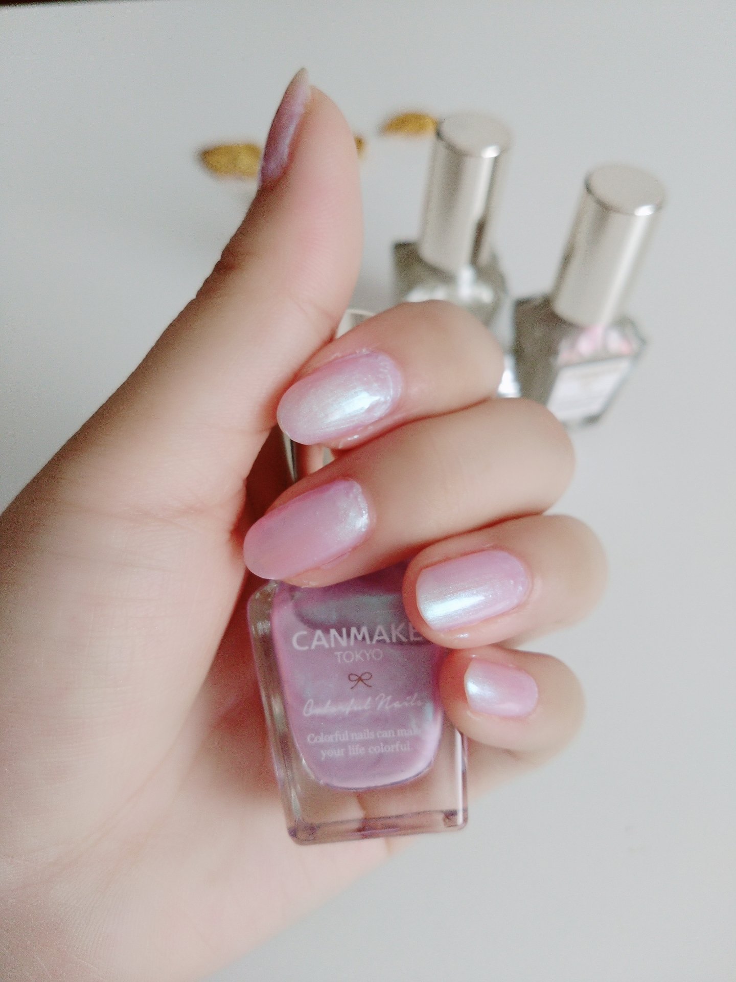 ジェルボリュームトップコート/キャンメイク/ネイルトップコートを使ったクチコミ（3枚目）