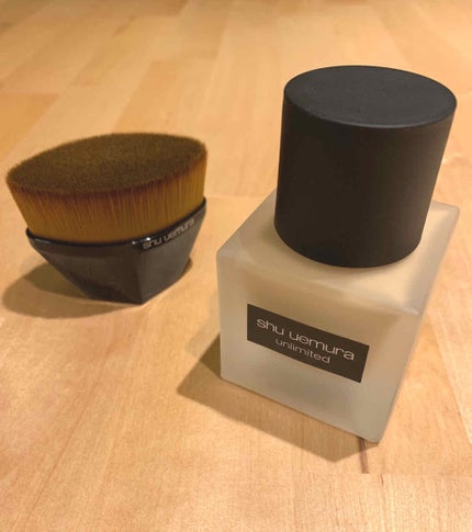 ペタル 55 ファンデーション ブラシ/shu uemura/メイクブラシを使ったクチコミ(1枚目)
