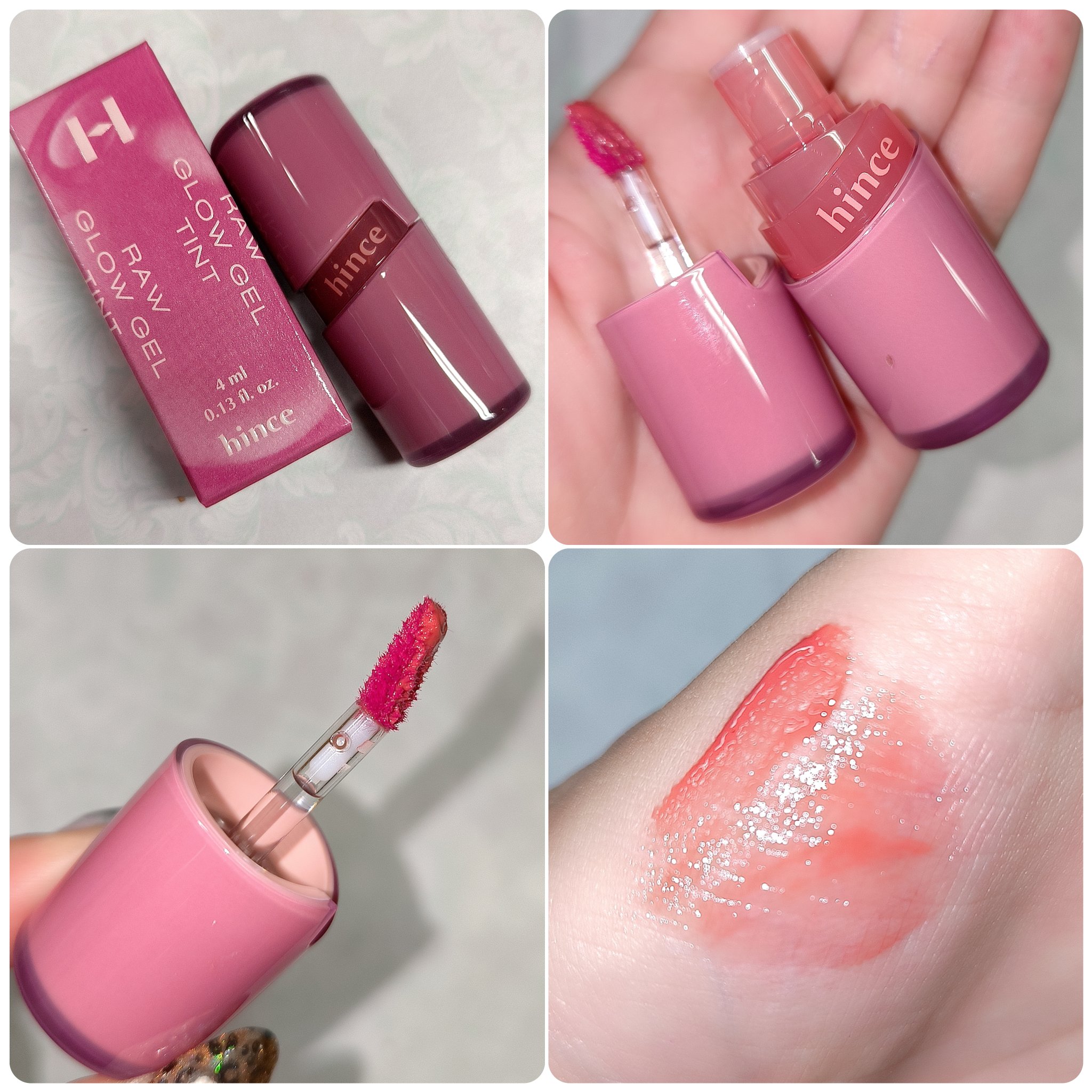 ロウグロウジェルティント/hince/リップティントを使ったクチコミ（2枚目）