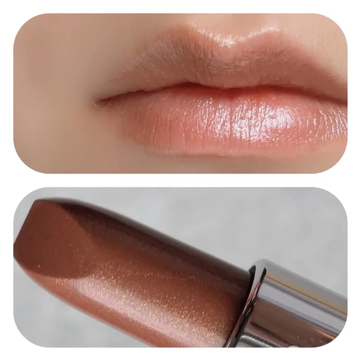 口紅（詰替用） 713 ブラウン系パール /ちふれ/口紅を使ったクチコミ（3枚目）