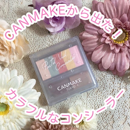 パステルヴェールコンシーラー/キャンメイク/パレットコンシーラーを使ったクチコミ(1枚目)